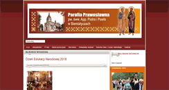 Desktop Screenshot of parafia.siemiatycze.org